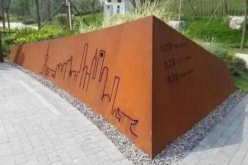 复兴耐候钢挡土墙